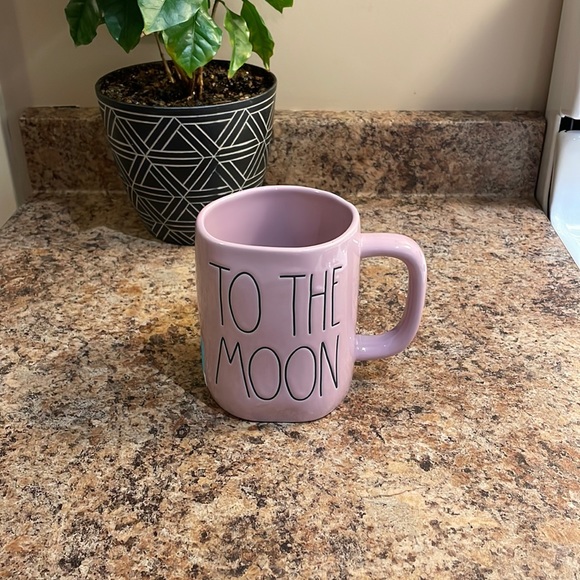 Rae Dunn To The Moon and Back Double Sided Purple Mug - Picture 2 of 3
